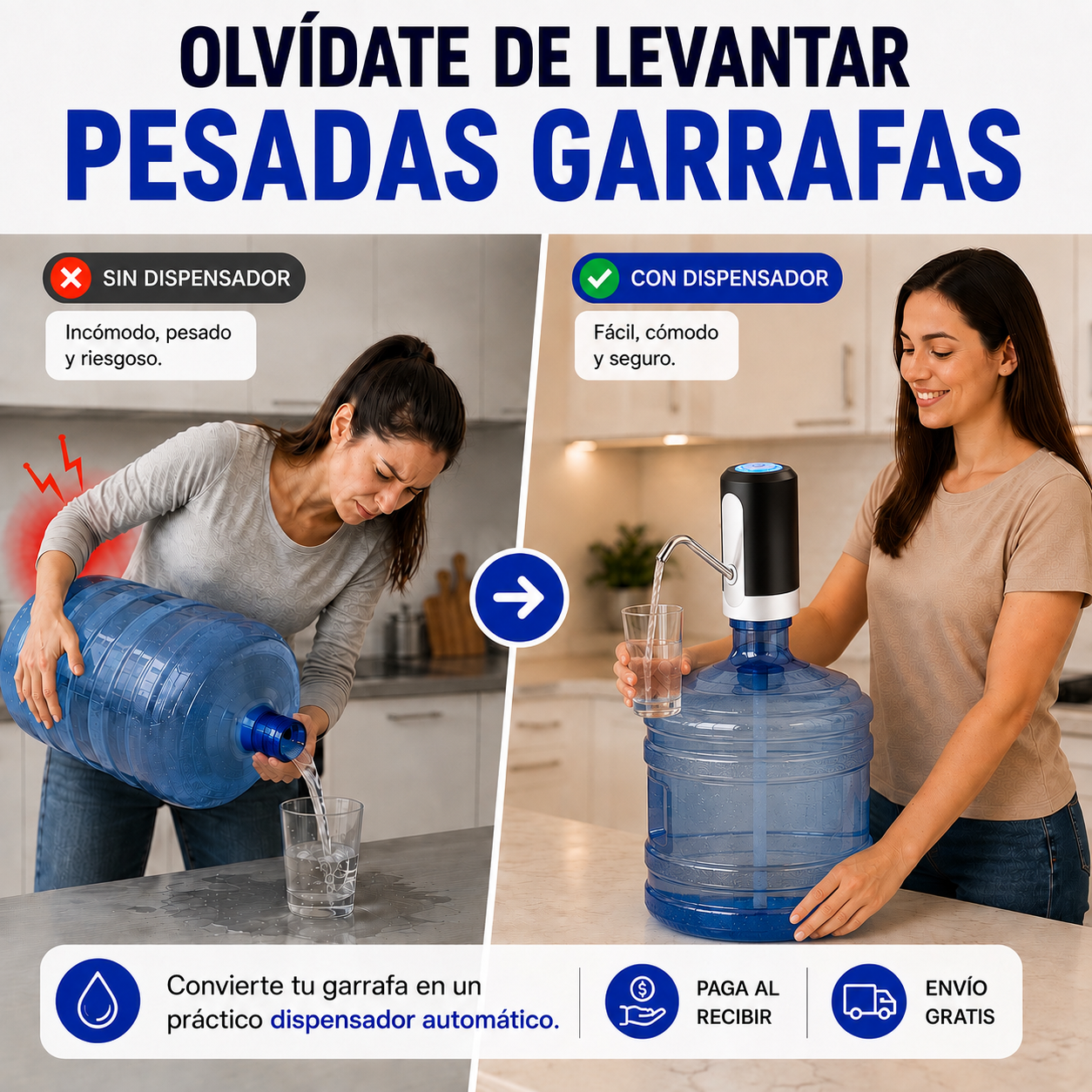 Dispensador de Agua Automático.